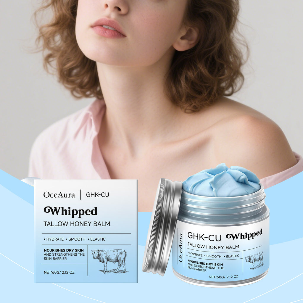 whipped tallow honey balm