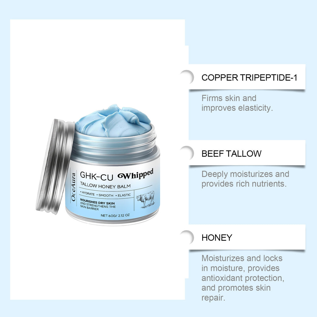 whipped tallow honey balm