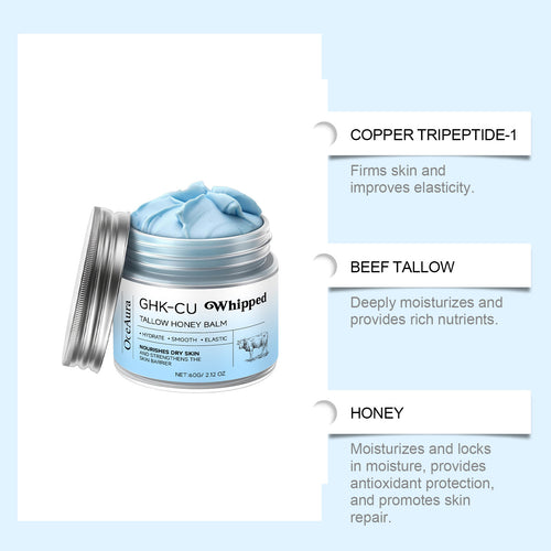 whipped tallow honey balm